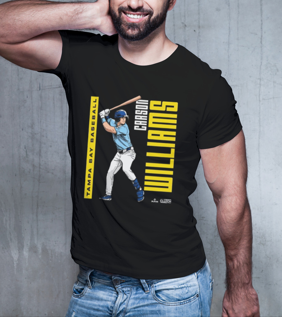 Carson Williams Tampa Bay Baseball Player Clutch Hitters T-Shirt