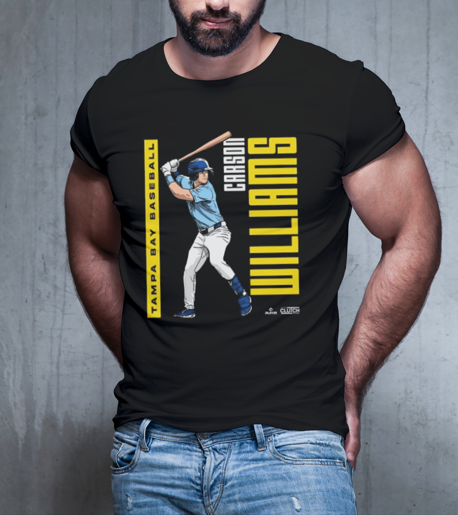Carson Williams Tampa Bay Baseball Player Clutch Hitters T-Shirt