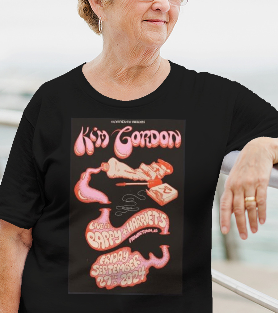 Kim Gordon Live At Pappy And Harriet's Pioneertown CA Friday September 27th T-Shirt