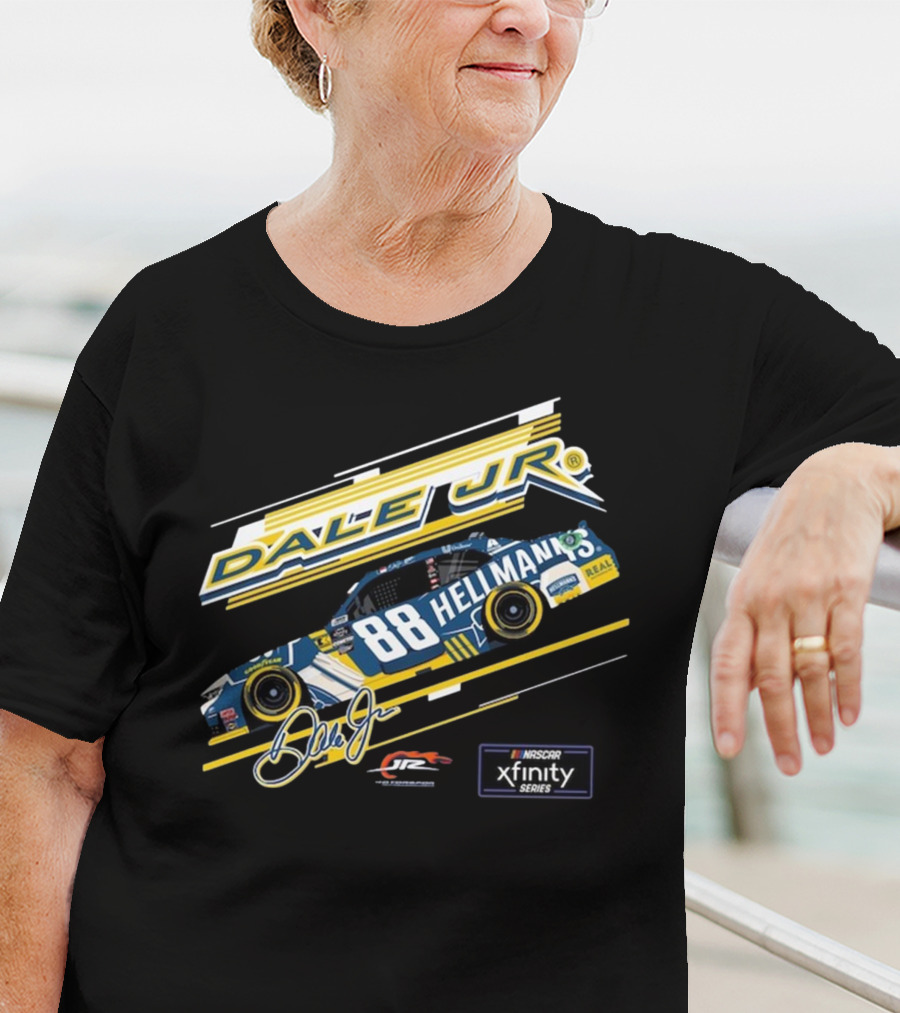 Dale Earnhardt Jr. Hellmann’s No. 88 JR Motorsports NASCAR Xfinity Series Car T-Shirt