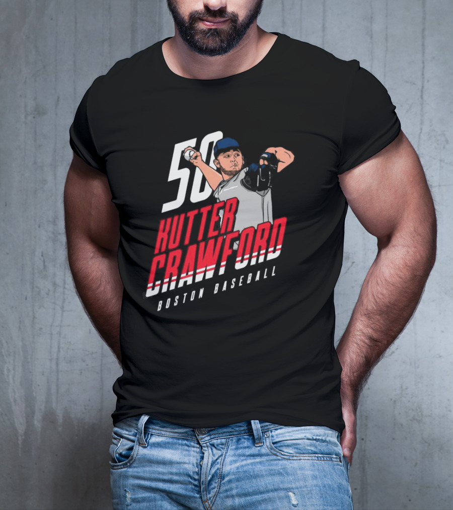50 Kutter Crawford Boston Baseball T-Shirt