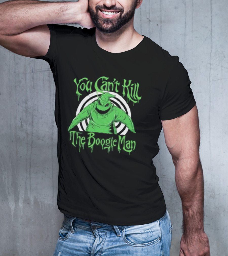 You Can’t Kill The Boogie Man Green Character Circle T-Shirt
