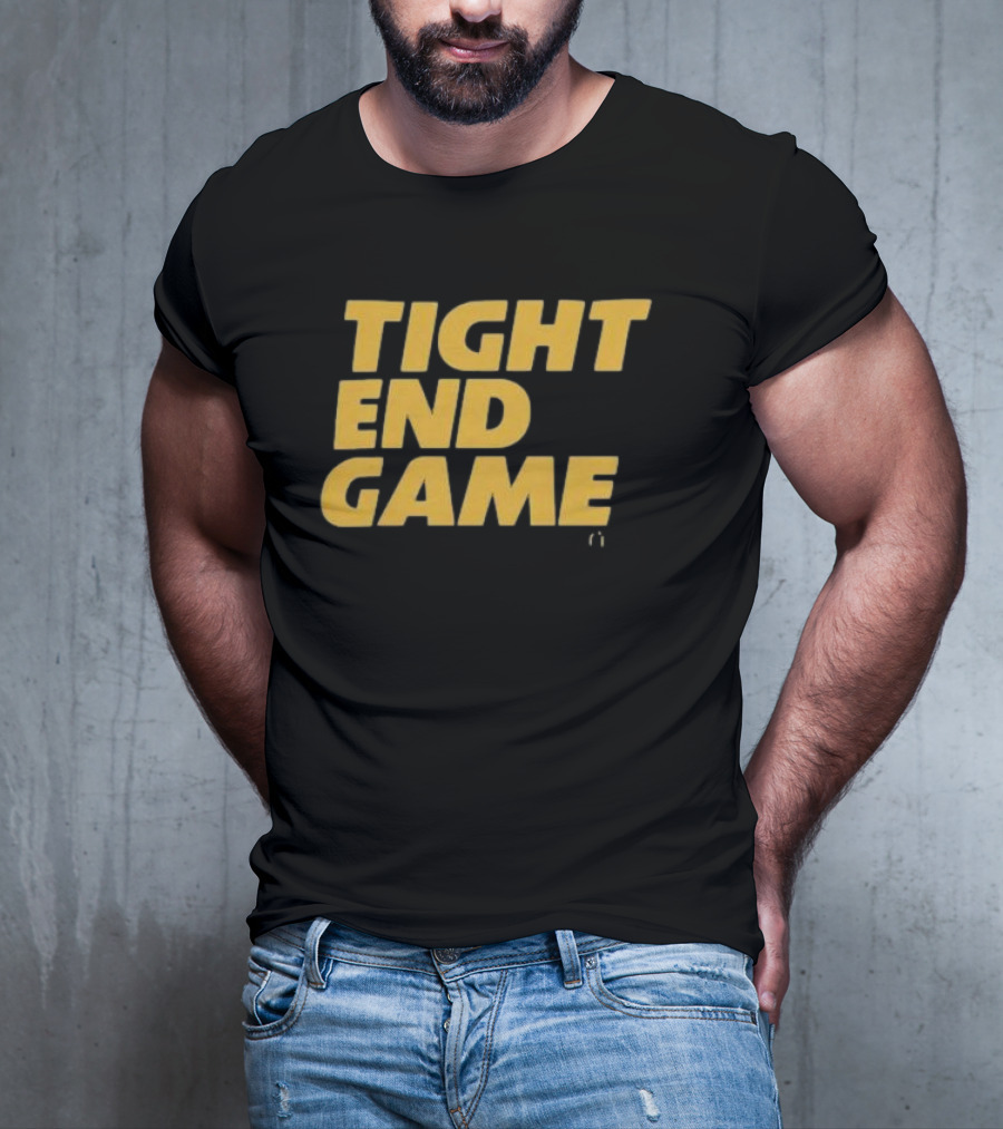 Kansas City Chiefs Tight End Game Yellow T-Shirt