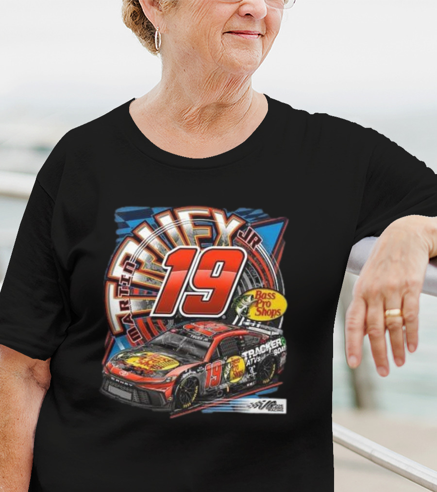 Martin Truex Jr 19 Bass Pro Shops Car Racing Team Collection T-Shirt