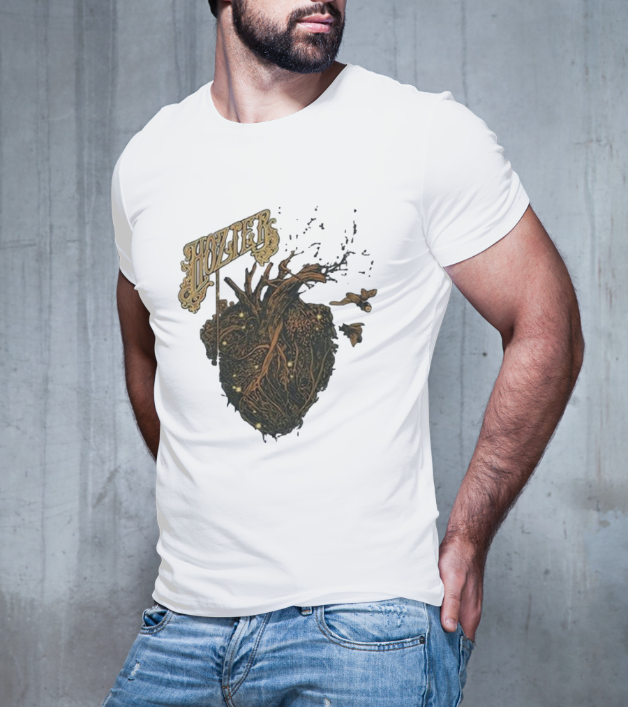 Hozier Heart And Roots Design Noblesville May 28 T-Shirt