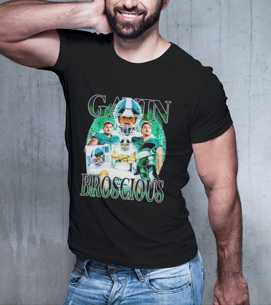 Gain Broscious Football Imagery With Players And Helmet T-Shirt
