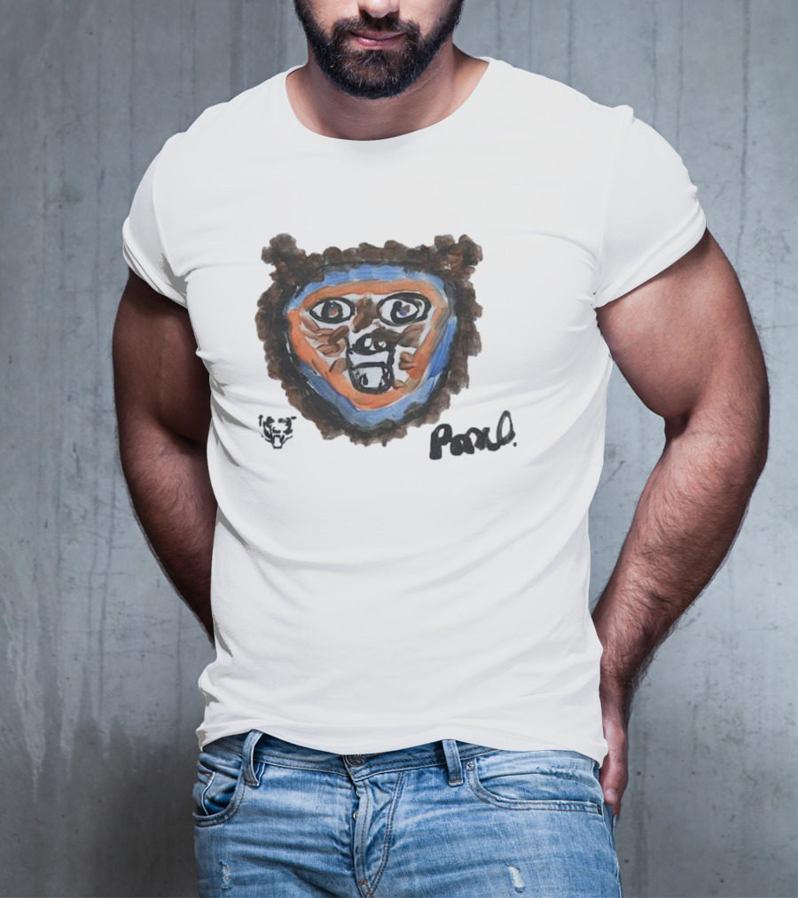 Rome Odunze Chicago Bears Rookie Paint Tri-Blend T-Shirt