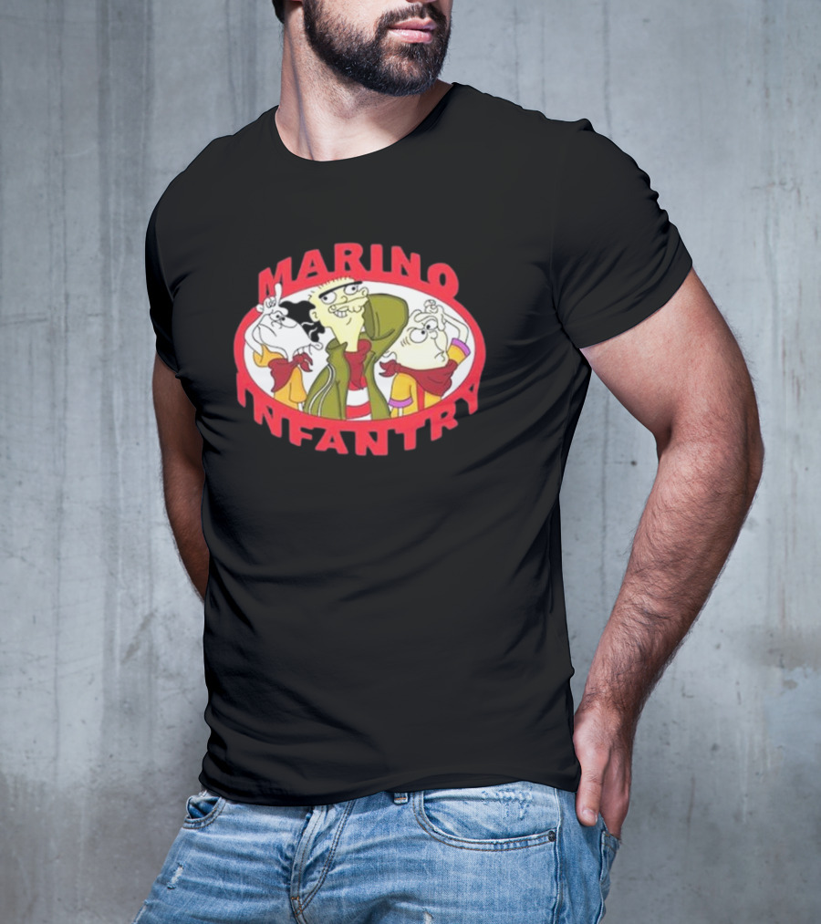Marino Infantry Ed Edd N Eddy Collaboration Apparel Featuring Iconic Cartoon Characters T-Shirt