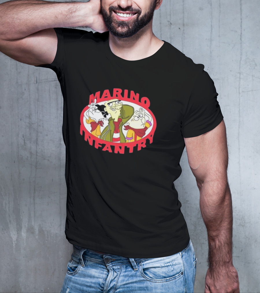 Marino Infantry Ed Edd N Eddy Collaboration Apparel Featuring Iconic Cartoon Characters T-Shirt