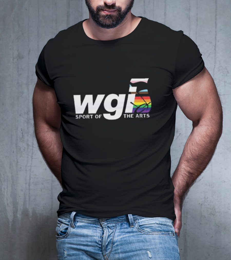 WGI Sport Of The Arts Pride Month Rainbow Flag T-Shirt