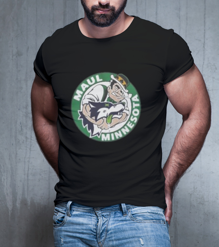 Boston Celtics Maul Minnesota Timberwolves T-Shirt