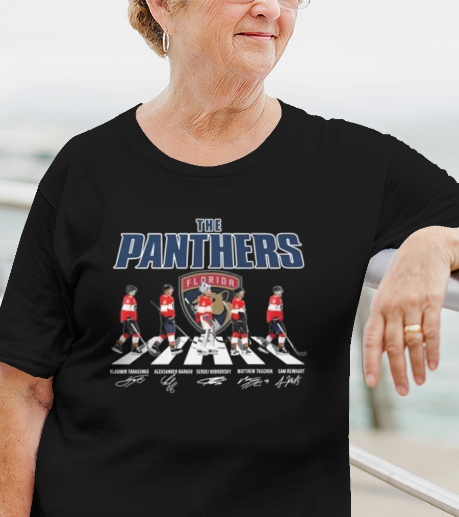Florida Panthers The Hockey Legends Abbey Road Signatures T-Shirt