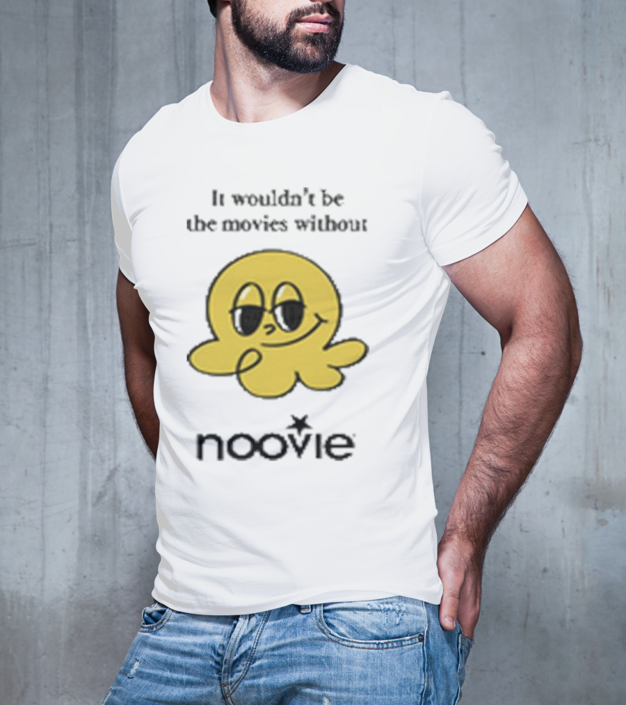 It Wouldn’t Be The Movies Without Noovie Iconic Yellow Mascot T-Shirt