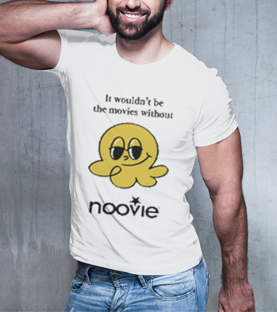 It Wouldn’t Be The Movies Without Noovie Iconic Yellow Mascot T-Shirt