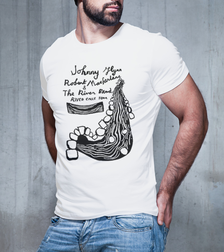 Johnny Flynn Robert Macfarlane And The River Band River Calls Tour T-Shirt