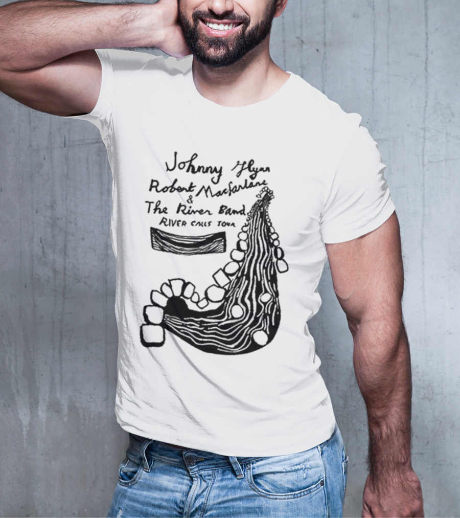 Johnny Flynn Robert Macfarlane And The River Band River Calls Tour T-Shirt