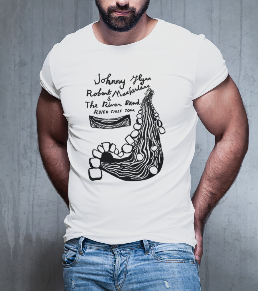 Johnny Flynn Robert Macfarlane And The River Band River Calls Tour T-Shirt