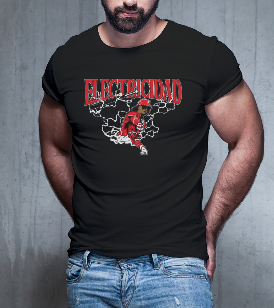 Electricidad Elly De La Cruz Cincinnati Reds T-Shirt