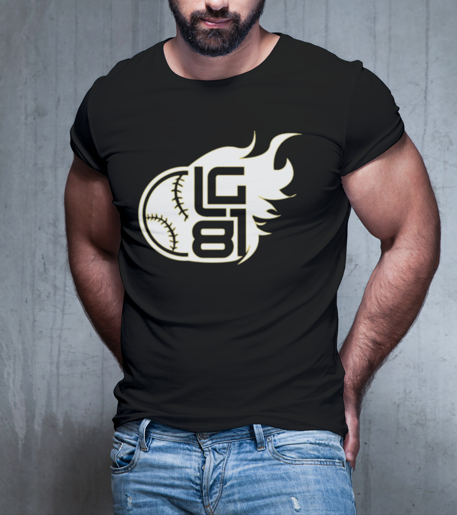 Jeff Passan Luis Gil LG 81 Baseball Flame T-Shirt