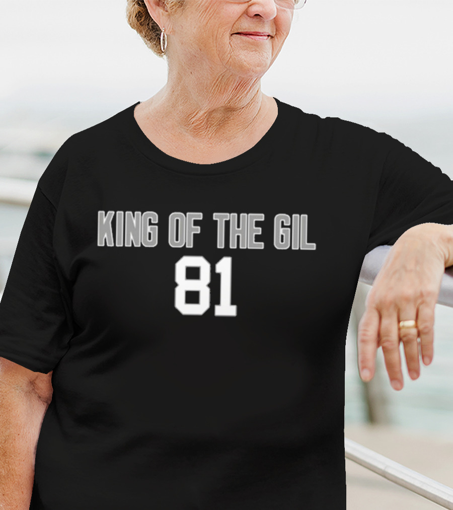 King Of The Gil 81 Football Style Jersey Number T-Shirt