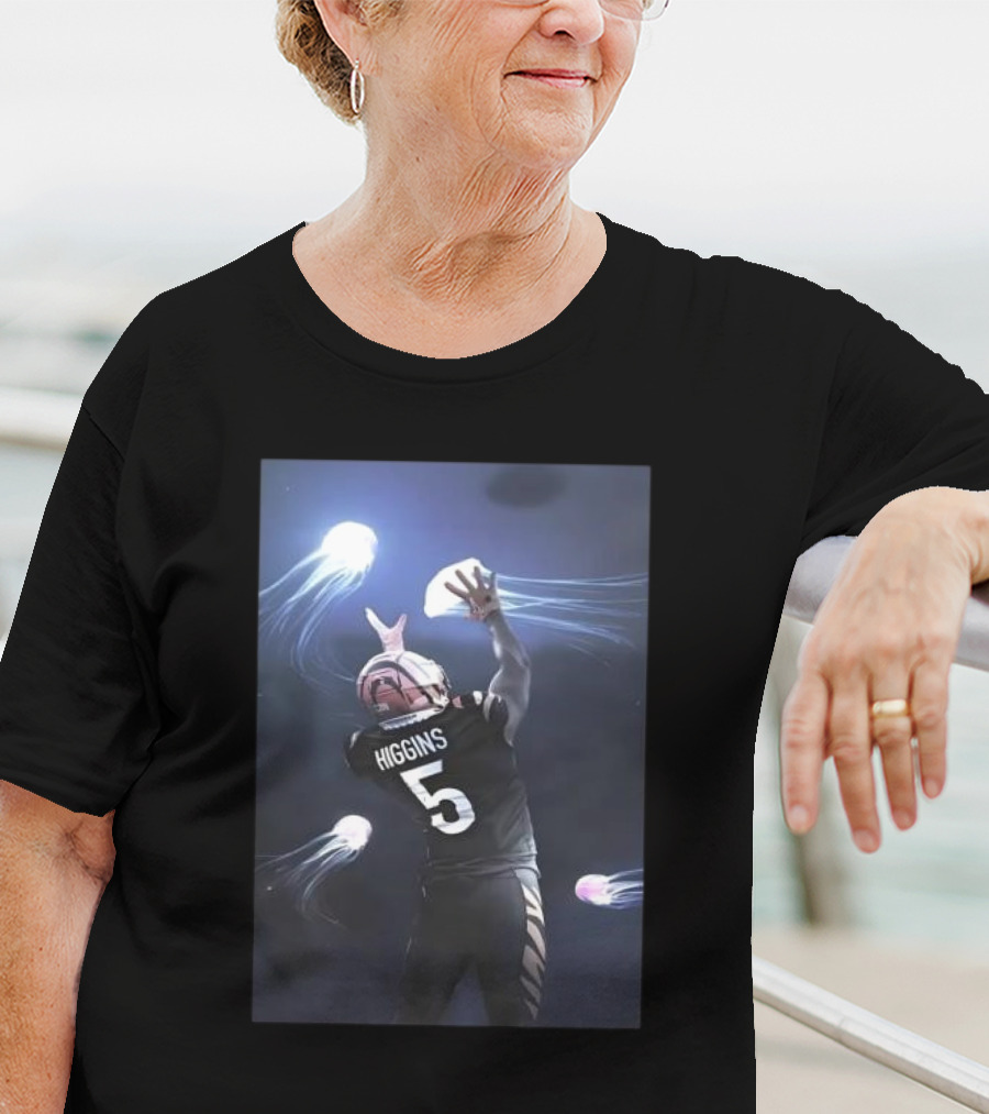 Higgins 5 Football Catching Jellyfish T-Shirt