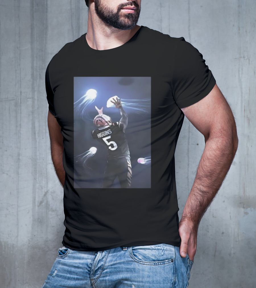 Higgins 5 Football Catching Jellyfish T-Shirt