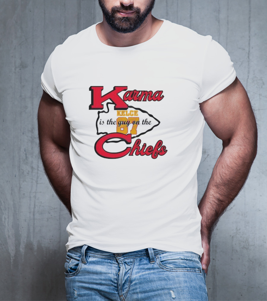 Karma Kelce 87 Is The Guy On The Chiefs T-Shirt