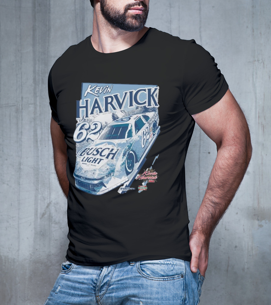 Kevin Harvick 62 Busch Light Racing Car At 5 Flags Speedway June 28 T-Shirt