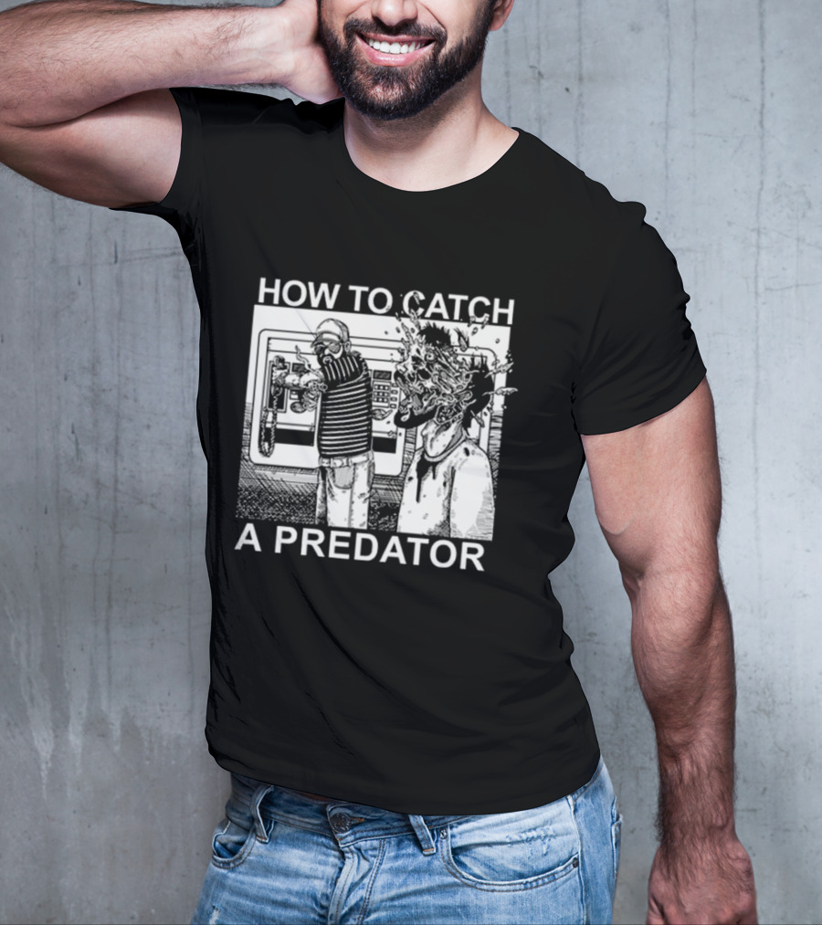 Gary Plauche How To Catch A Predator Graphic Comic T-Shirt