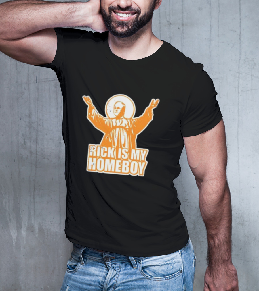 Knoxville Johnny Rick Is My Homeboy Orange T-Shirt