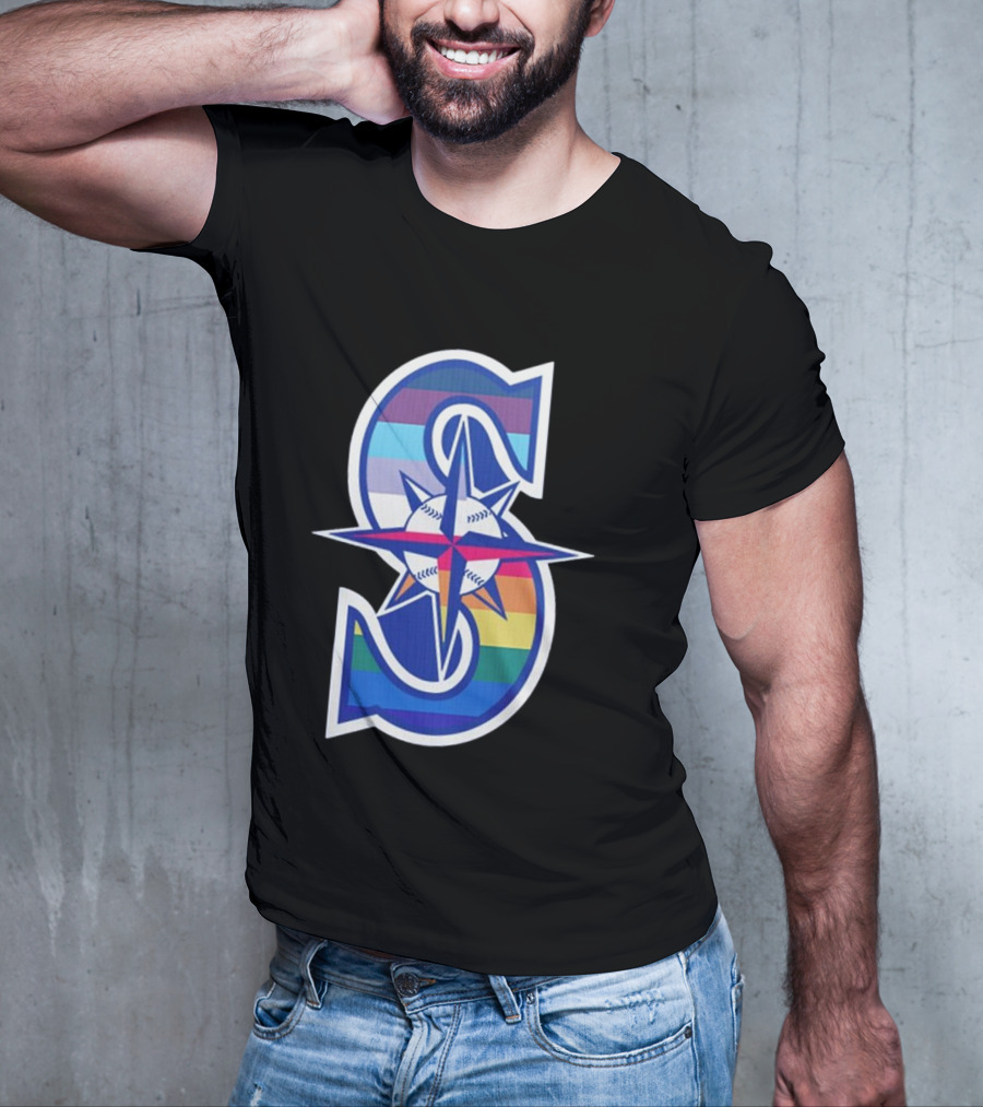 Mariners Pride Month Rainbow T-Shirt