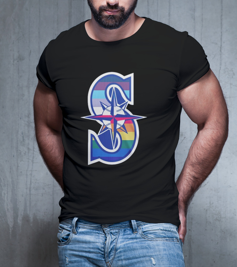 Mariners Pride Month Rainbow T-Shirt