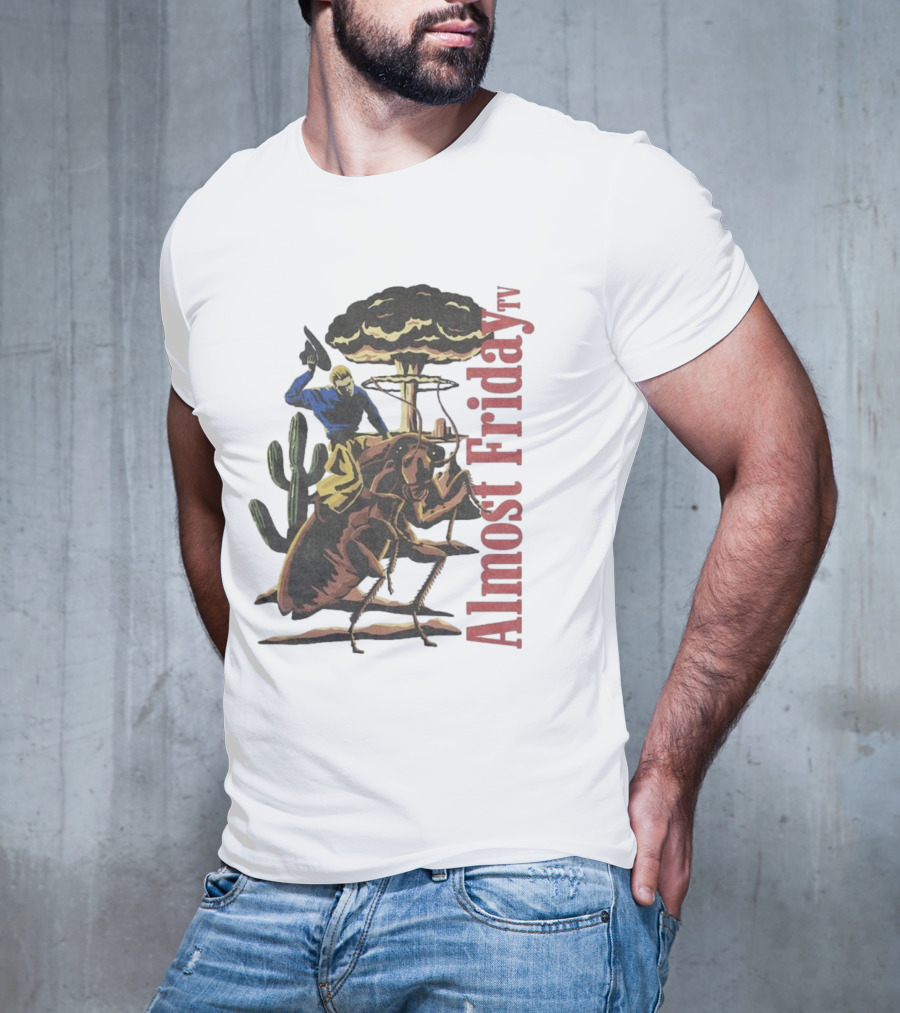 Almost Friday Cockroach Cowboys Desert Adventure T-Shirt