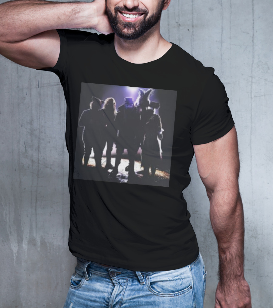 Fightful Wrestling Wyatt Sicks Illuminated Shadow Group Photo T-Shirt