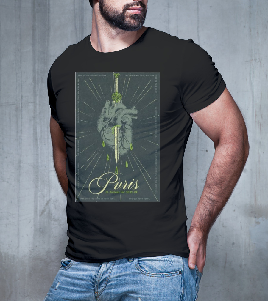Back To The Original Tender Heart With Pvris St. Andrew’s Hall Detroit June 16 T-Shirt