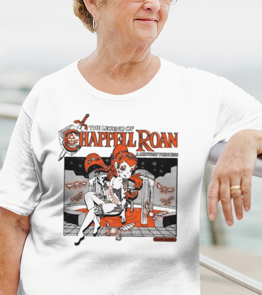 The Legend Of Chappell Roan A Midwest Princess Mysterious Enchantress Throne Scene T-Shirt