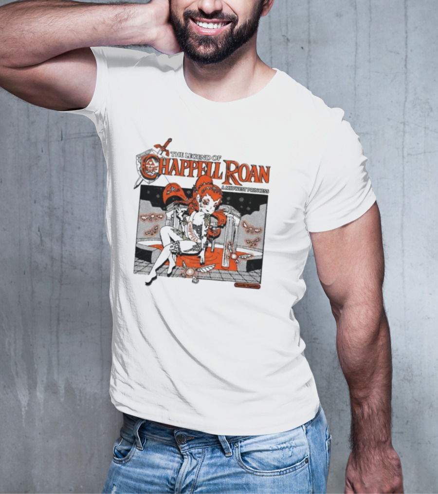 The Legend Of Chappell Roan A Midwest Princess Mysterious Enchantress Throne Scene T-Shirt