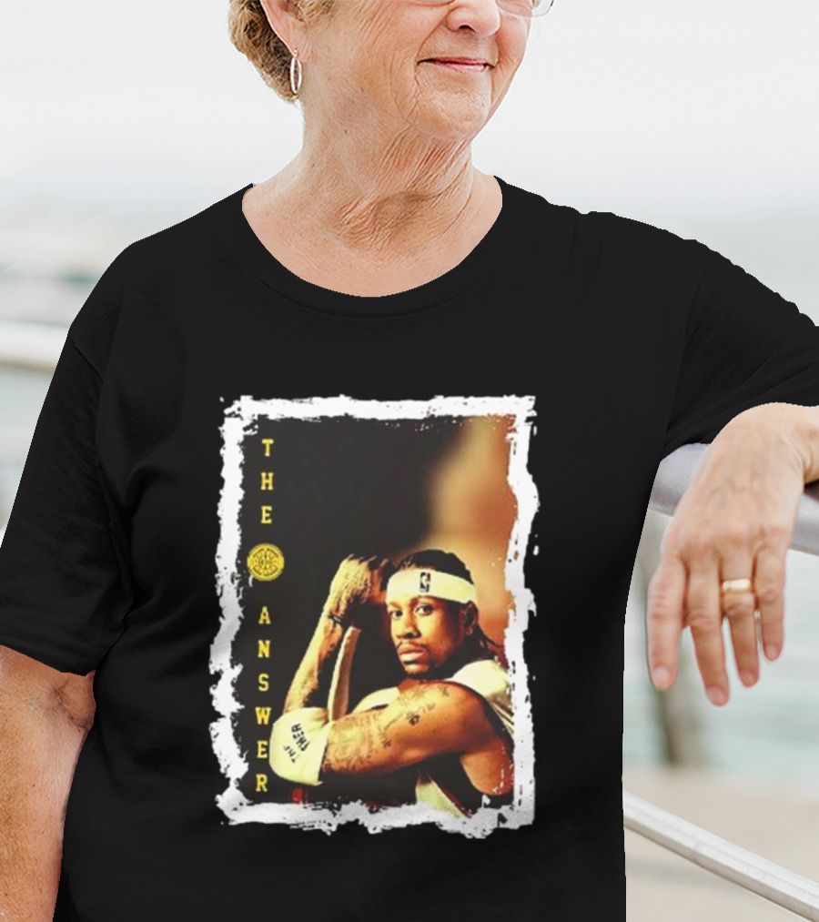 Allen Iverson The Answer Basketball Legend T-Shirt