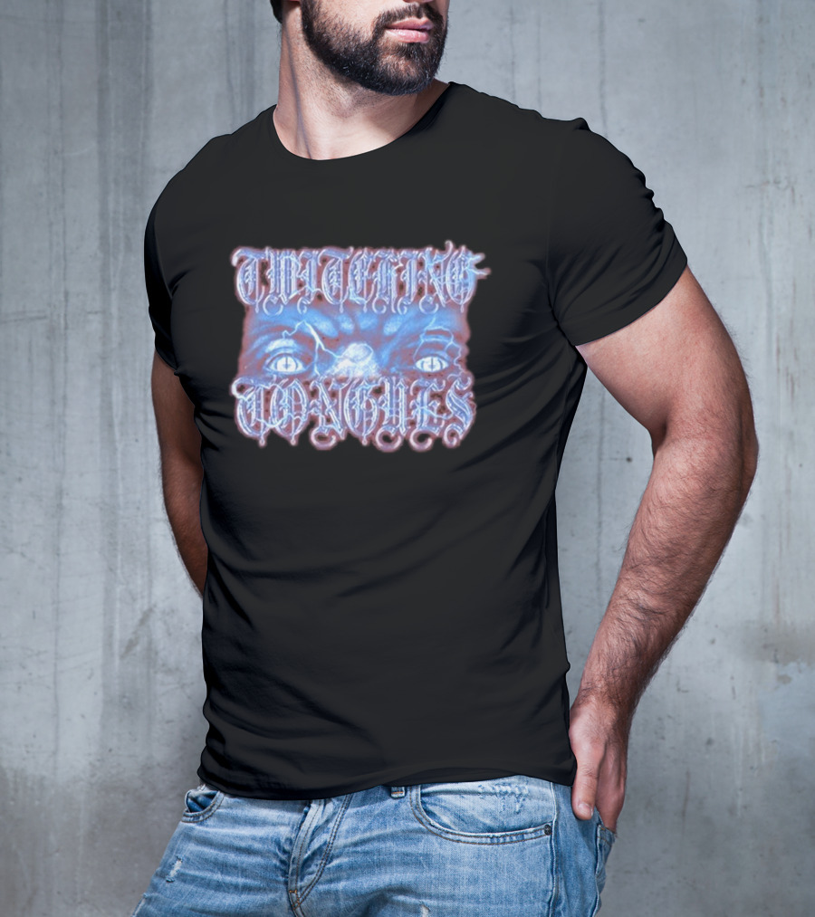 Twitching Tongues Eyes Alien Glare T-Shirt