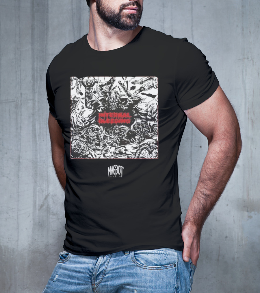 Internal Bleeding Maggot Stomp RWE Gruesome Zombie T-Shirt