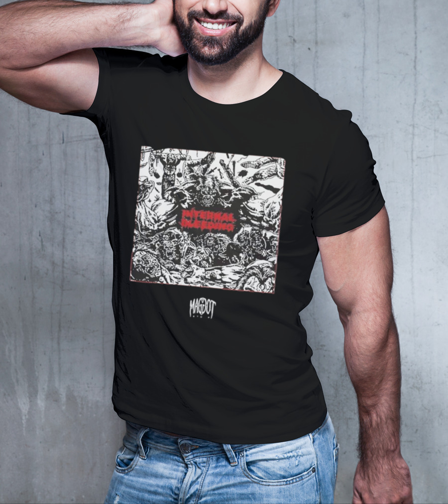 Internal Bleeding Maggot Stomp RWE Gruesome Zombie T-Shirt