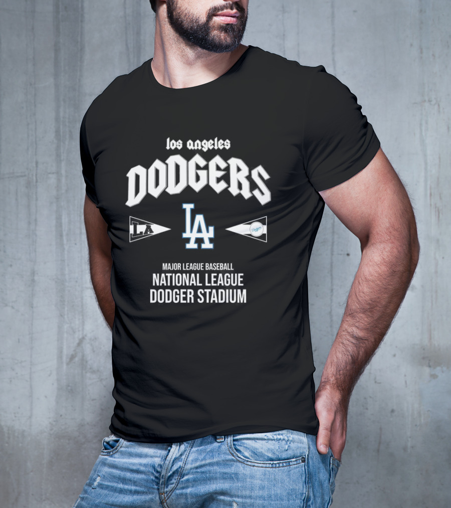 Los Angeles Dodgers LA National League Major League Baseball Dodger Stadium T-Shirt