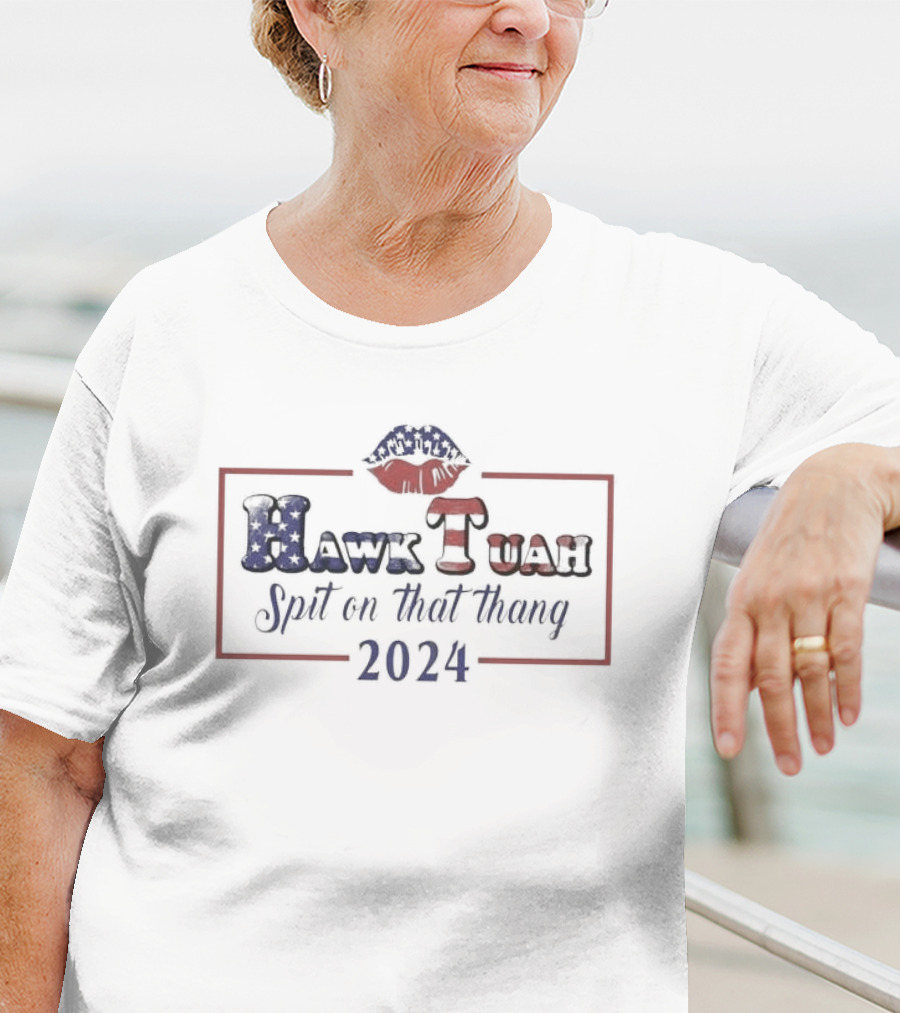 American Lip Hawk Tuah Spit On That Thang T-Shirt