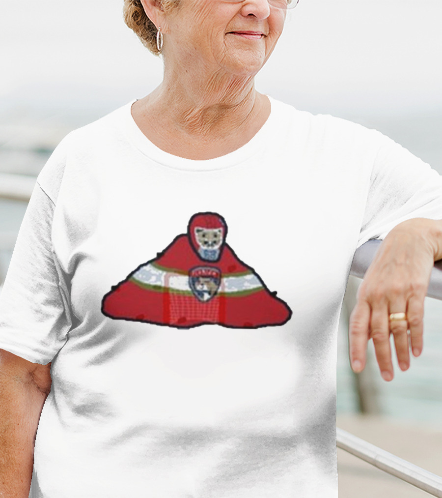 Florida Panthers Hockey Blob Sergei Bobrovsky T-Shirt