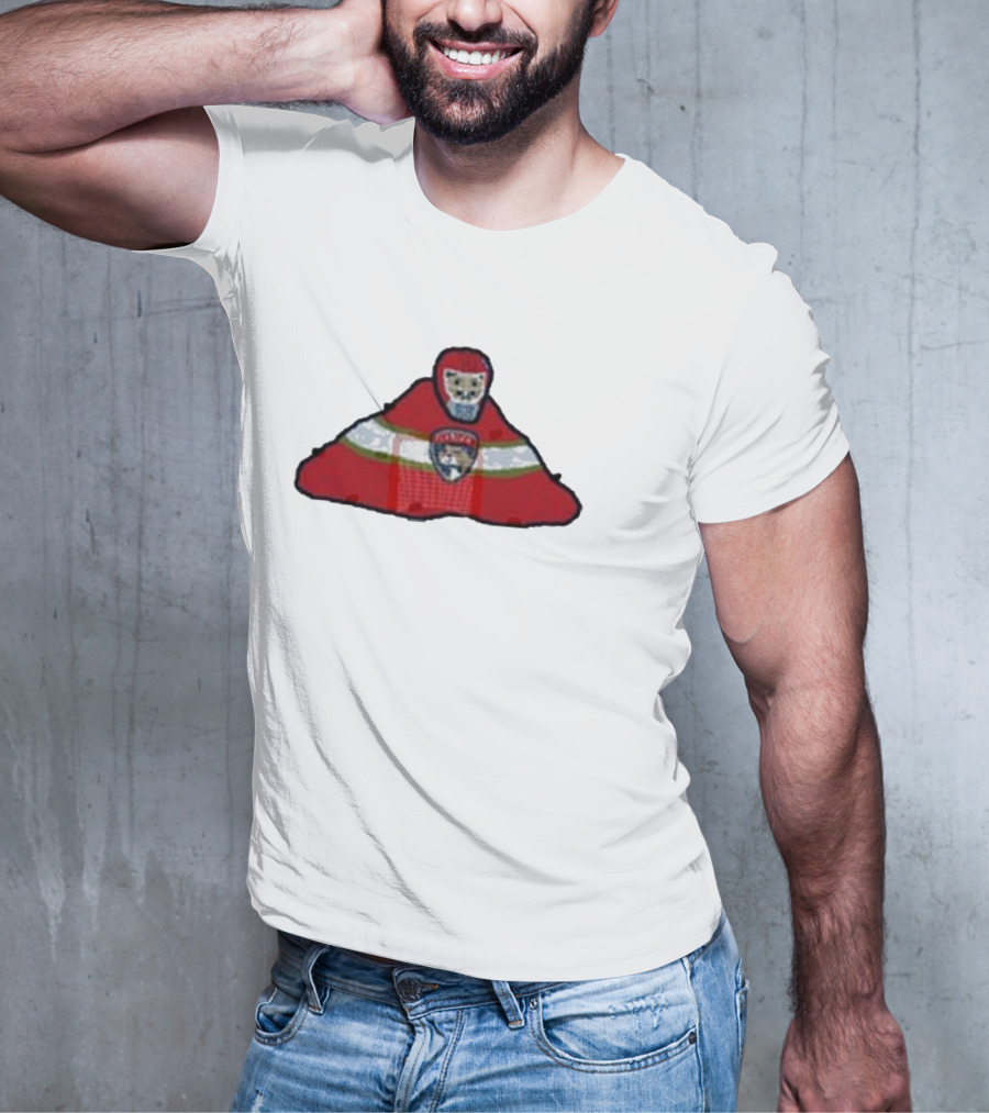 Florida Panthers Hockey Blob Sergei Bobrovsky T-Shirt