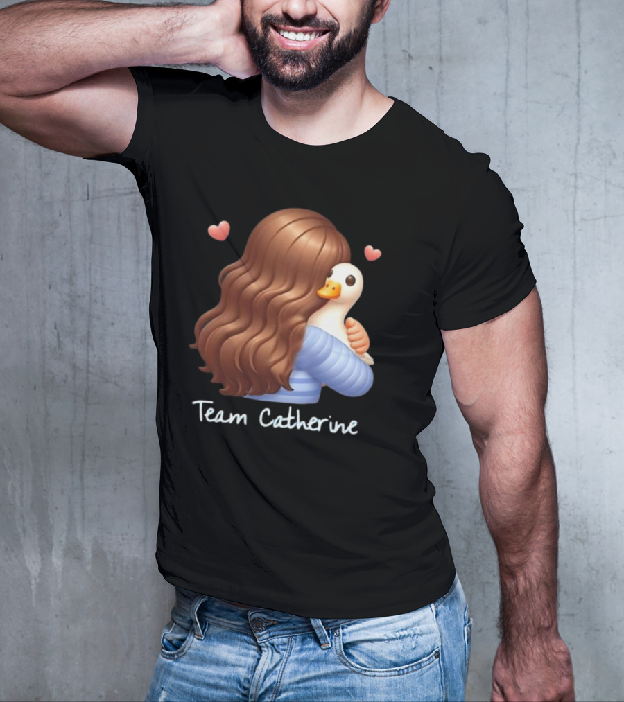 Team Catherine Real Housewives Recaps Duck Emoji Hearts T-Shirt