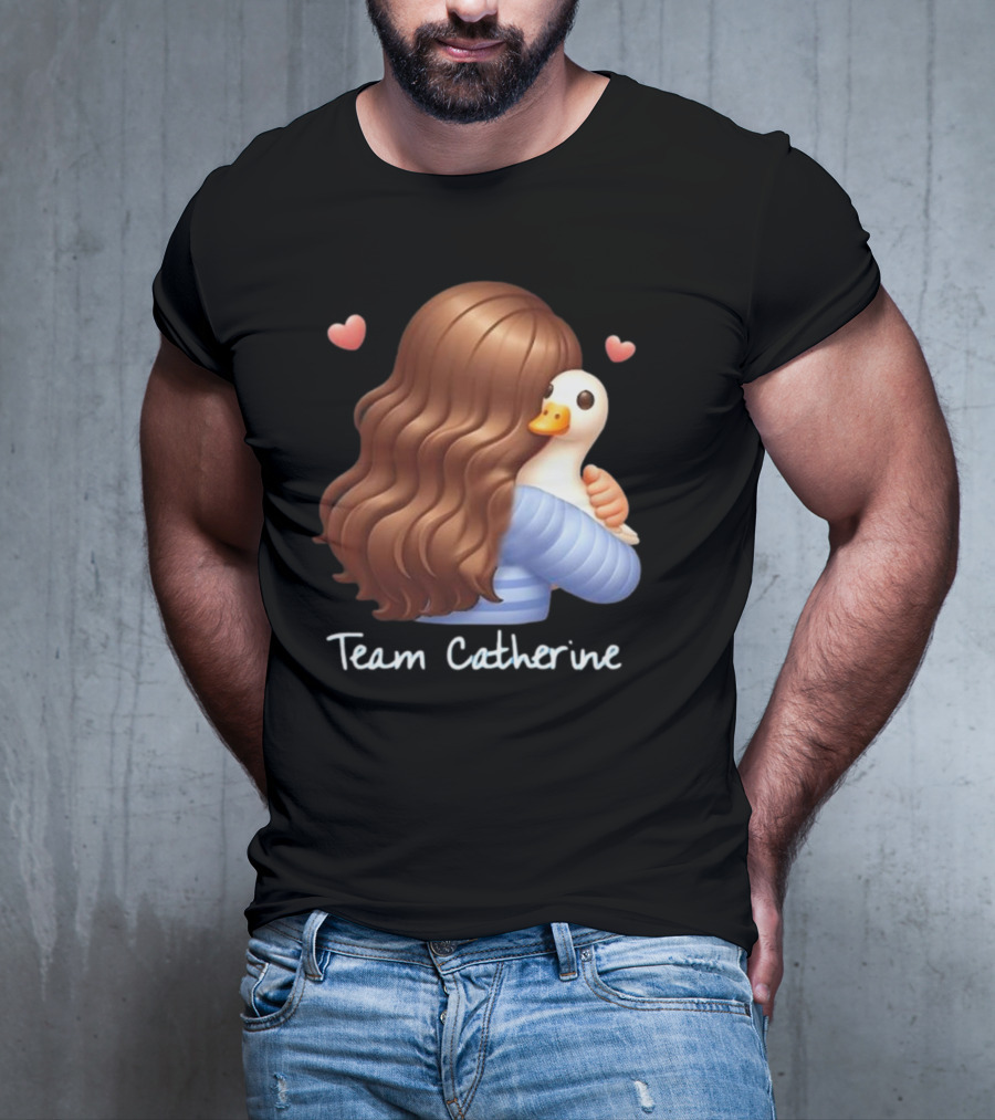 Team Catherine Real Housewives Recaps Duck Emoji Hearts T-Shirt