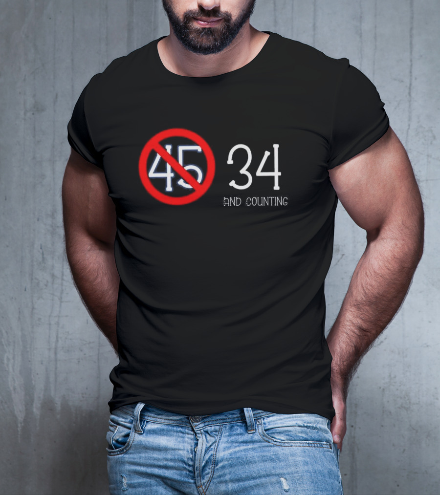 No 45 34 And Counting T-Shirt