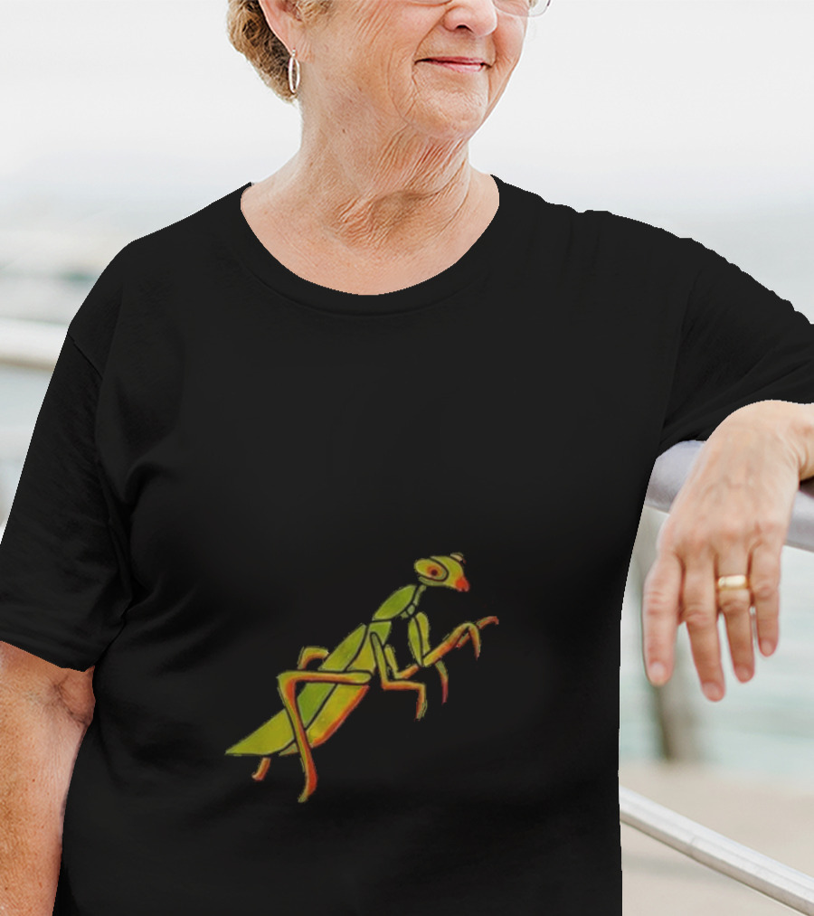 Praying For Your Stupid Ass Mantis Green MGRAY T-Shirt