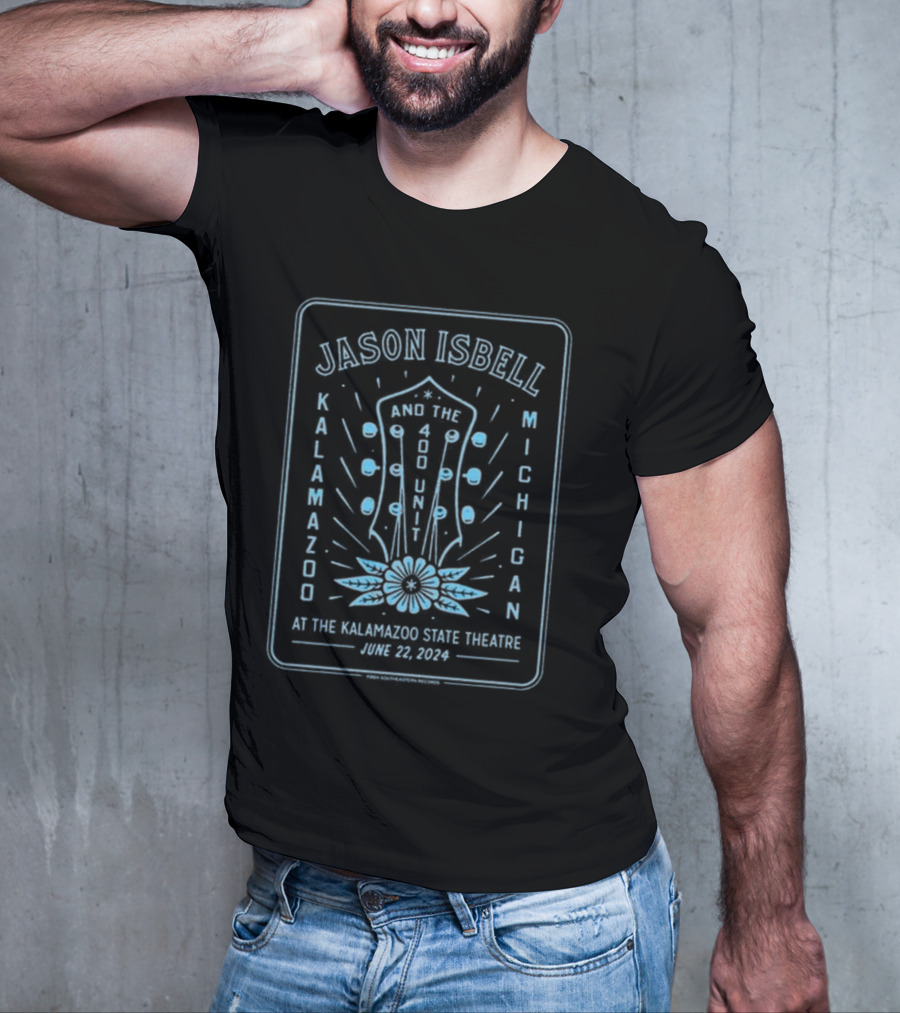 Jason Isbell And The 400 Unit Kalamazoo State Theatre Michigan June 22 T-Shirt